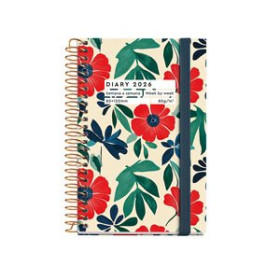 Agendas anuales AGENDA ANUAL (2026) MIQUELRIUS NATURA ESPIRAL tapa EXTRA con GOMA CADDY 80x120 S/V ANEMONA 24403732  15SBBALI22C
