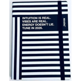 Agendas anuales AGENDA ANUAL (2026) MOOVING BLACK COSIDA tapa EXTRA con GOMA 150x210 D/P 24403827  15SRBALI350C