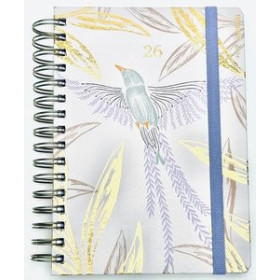 Agendas anuales AGENDA ANUAL (2026) MOOVING BOHO WIRE-O tapa EXTRA con GOMA 150x210 D/P SURTIDO (2 mod.) 24403828  15SRBALI39C