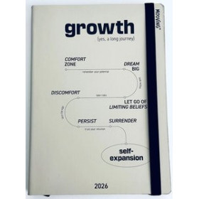 Agendas anuales AGENDA ANUAL (2026) MOOVING GROWTH COSIDA tapa EXTRA con GOMA 150x210 D/P 24403693  15SABALI200