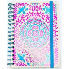 Agendas anuales AGENDA ANUAL (2026) MOOVING HOPE WIRE-O tapa EXTRA con GOMA 150x210 S/V SURTIDO (2 mod.) 24403698  15SABALI350