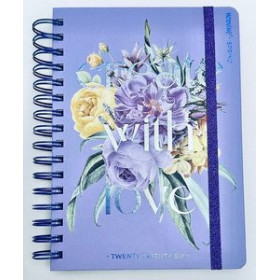Agendas anuales AGENDA ANUAL (2026) MOOVING SPRING WIRE-O tapa EXTRA con GOMA 150x210 D/P SURTIDO (2 mod.) 24401992  15SBBALI40