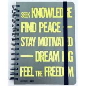 Agendas anuales AGENDA ANUAL (2026) MOOVING URBAN WIRE-O tapa EXTRA con GOMA 150x210 S/V SURTIDO (2 mod.) 24403720  15SBBALI308