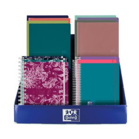 Agendas anuales AGENDA ANUAL (2026) OXFORD COLORFUL SURTIDO EXPOSITOR DE 24