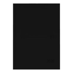 Agendas anuales AGENDA ANUAL (2026) OXFORD MINIMAL COSIDA tapa ACOLCHADA A5 210x150 D/P NEGRO 24403735  15SGRBALI229