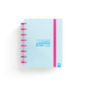 Agendas anuales AGENDA CARCHIVO INGENIOX MY WEEK NO FECHADO tapa PP con GOMA A5 S/V NEON PASTEL AZUL 24403633  27NSPNA