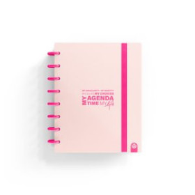 Agendas anuales AGENDA CARCHIVO INGENIOX MY WEEK NO FECHADO tapa PP con GOMA A5 S/V NEON PASTEL ROSA 24403639  27NSPRS