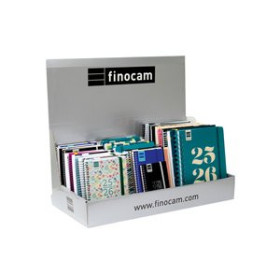 Agendas escolares AGENDA ESCOLAR (2025-26) FINOCAM CATALAN C2450 SURTIDO EXPOSITOR de 45 24404711  206SSPMENFIS