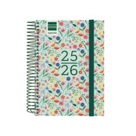 Agendas escolares AGENDA ESCOLAR (2025-26) FINOCAM SECUNDARIA ESPIRAL tapa PP D/P 8º 120x164 con GOMA FIORI 24404702  13SBALI840
