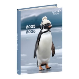 Agendas escolares AGENDA ESCOLAR (2025-26) QUO VADIS EUROTEXTAGENDA  AMIGOS PINGÜINO 12x17cm D/P 26401685  55721C