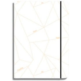 Agendas anuales AGENDA UNICEF PERPETUA COSIDA tapa EXTRA CON GOMA 200x135 S/V GEOMETRIC WHITE 42101384  WM-55ST-03