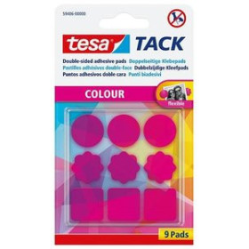 Masilla adhesiva ALMOHADILLA ADHESIVA TESA TACK ROSA 9 UNIDADES 18801696  18361