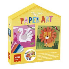 Kits de manualidades APLI KIDS MY FIRST PAPER ART 18601011  1724
