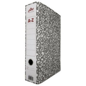 Archivadores de palanca ARCHIVADOR palanca OLEF CARTON JASPEADO GRIS Fº 75mm 24404335  T04CPBALI40RP