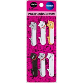 Banderitas índex BANDERITAS ADHESIVAS CENTRUM GATOS PACK de 6 25201225  00063551
