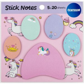 Banderitas índex BANDERITAS ADHESIVAS CENTRUM UNICORN PACK de 5 25201226  00063651
