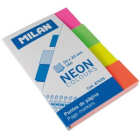 Banderitas índex BANDERITAS ADHESIVAS MILAN 160 h. NEON 25208831  00062151