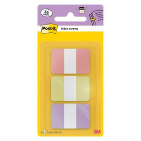 Banderitas índex BANDERITAS ADHESIVAS POST-IT 686 RIGIDO (ROSA PASTEL-AMARILLO-PURPURA) 25208839  00062951