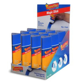 Pegamento en barra BARRA de PEGAMENTO SUPERTITE TRIANGULAR 25g EXPOSITOR DE 12 62202764  51208