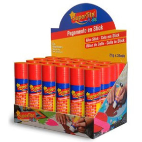 Pegamento en barra BARRA de PEGAMENTO SUPERTITE 21g EXPOSITOR DE 24 13101203  19022Y