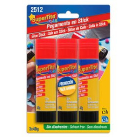 Pegamento en barra BARRA PEGAMENTO SUPERTITE 40g BLISTER DE 3 13101151  025-0488