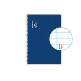 Blocs espiral tapa dura BLOC  ESCOLOFI ESPIRAL PLUS tapa DURA 4º 80h CUADRIC.6x6 90g AZUL 41402017  41304112