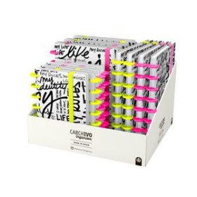 Blocs espiral tapa PP BLOC CARCHIVO INGENIOX EDIT MY LIFE tapa PP SURTIDO EXPOSITOR DE 16