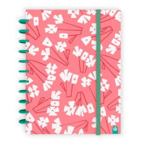 Blocs espiral tapa PP BLOC CARCHIVO INGENIOX LIMITED EDITION 2 tapa PP A4 100h 100g HORIZONTAL ROSA 26001491  109643