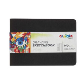 Papel técnicas secas: Blocs y láminas BLOC DE DIBUJO CARIOCA PLUS ENCOLADO LISO GRANO FINO A5 140g 20h 45006523  PB3K0023ES