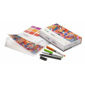 Papel técnicas secas: Blocs y láminas BLOC DE DIBUJO CARIOCA PLUS ENCOLADO TECNICAS SECAS A4 70g 70h 45006590  PB3K0024ES