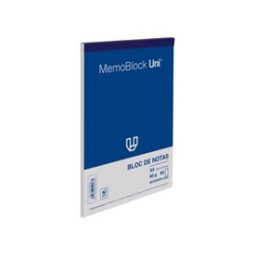 Blocs de notas BLOC DE NOTAS UNIPAPEL MEMOBLOC A5 80h 60g LISO 27401540  11331