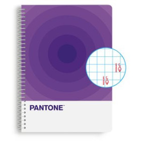 Blocs espiral tapa dura BLOC ESCOLOFI  PANTONE MOODS A4 80h  CUADRIC.4x4 90g FOCUS 27401602  19451
