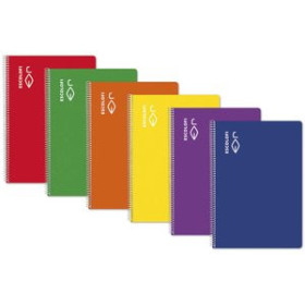 Blocs espiral tapa dura BLOC ESCOLOFI tapa DURA Fº 50h LISO 70g VERDE 41204019  CRG701Y