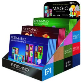 Blocs de manualidades BLOC FABRIANO MANUAL MAGIC EXPOSITOR SOBREMESA 30 SOBRES 41901298  CLPY600AELS
