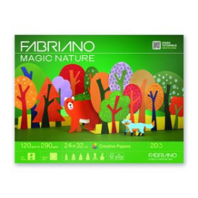Blocs de manualidades BLOC FABRIANO MANUALIDADES 20h. MAGIC NATURE 41901363  CLPK660BELS