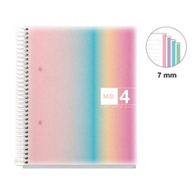 Blocs espiral tapa PP BLOC MIQUELRIUS AURORA NOTEBOOK 4 micro.tapa PP A5 120h 70gr HORIZONTAL WEST BAY 14201237  TSEH534