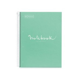 Blocs espiral tapa forrada BLOC MIQUELRIUS EMOTIONS NOTEBOOK 1 micro.tapa EXTRA A4 80h 90g DOTS MENTA 25001125  27470