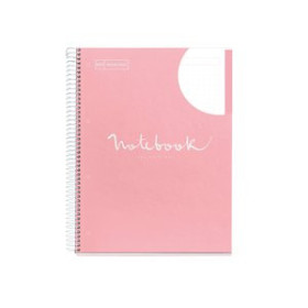 Blocs espiral tapa forrada BLOC MIQUELRIUS EMOTIONS NOTEBOOK 1 micro.tapa EXTRA A4 80h 90g DOTS ROSA 25001126  27471