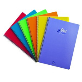 Blocs espiral tapa dura BLOC OLEF tapa DURA Fº 80h HORIZONTAL 90g PACK DE 5+1