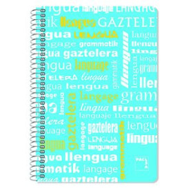 Blocs espiral tapa PP BLOC PACSA ASIGNATURAS tapa PP 4º 80h CUADRIC.4x4 90g LENGUAJE