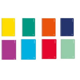 Blocs espiral tapa blanda BLOC PACSA BASIC tapa NORMAL 4º 80h CUADRIC.4x4 APDO. 60g SURTIDO (8 col.)