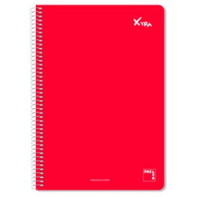 Blocs espiral tapa forrada BLOC PACSA XTRA tapa EXTRA 4º 80h PAUTA 2