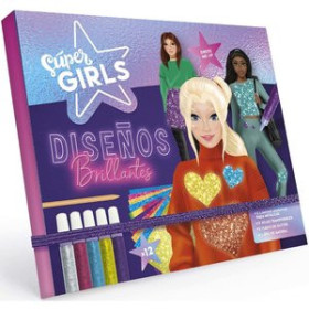 Juegos educativos BLOC SUPER GIRLS DISEÑOS BRILLANTES