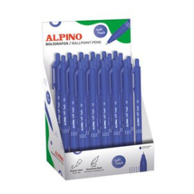 Bolígrafos BOLIGRAFO ALPINO SOFT TOUCH 1mm  EXPOSITOR de 24