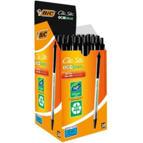 Bolígrafos BOLIGRAFO BIC ECOLUTIONS CLIC STIC NEGRO