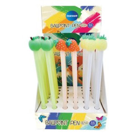 Bolígrafos BOLIGRAFO CENTRUM FANCY FRUITS EXPOSITOR DE 36 (tinta azul)