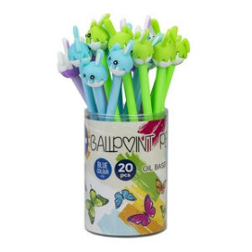 Bolígrafos BOLIGRAFO CENTRUM FANCY RABBIT BOTE DE 20 (tinta azul)