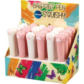 Bolígrafos BOLIGRAFO CENTRUM SQUISHY PAW EXPOSITOR de 24