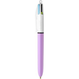 Bolígrafos de colores BOLIGRAFO de 4 COLORES BIC FASHION LILA