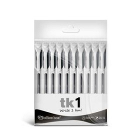 Bolígrafos BOLIGRAFO OFFICE BOX TK1 1mm NEGRO BOLSA de 10
